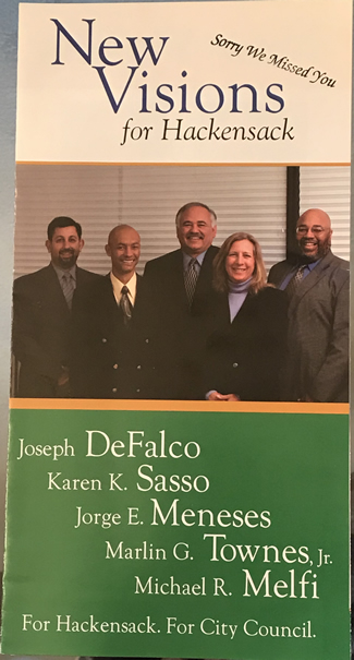 Joseph A. DeFalco Community Flier of Tichet of Candidates